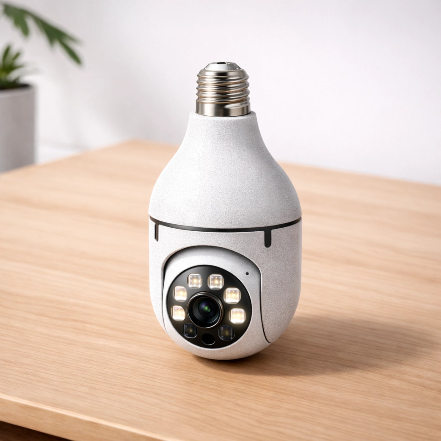 SecureBeam | Cámara Inteligente Tipo Foco de 360 Grados
