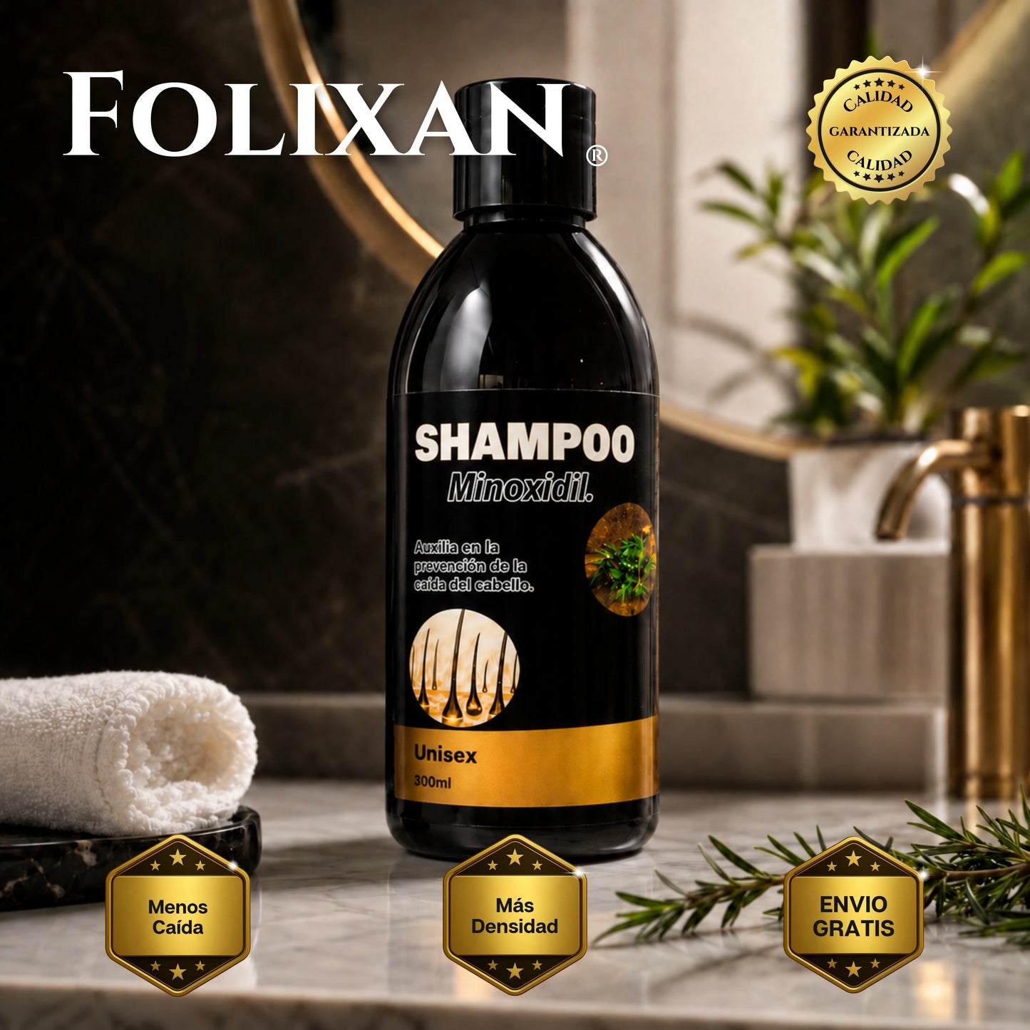 Folixan | Shampoo Fortalecedor Anticaída