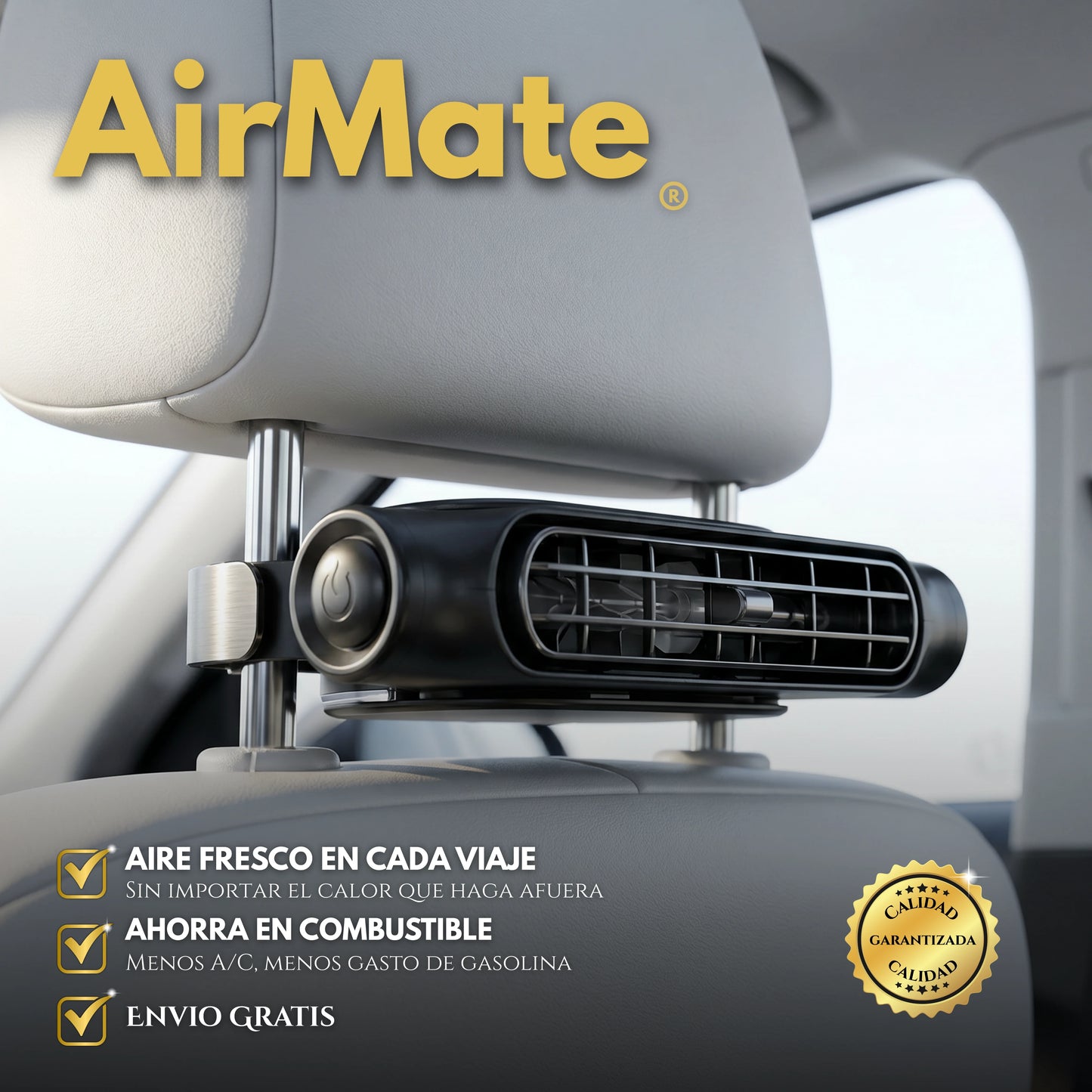 AirMate | Ventilador Portátil Para Carro