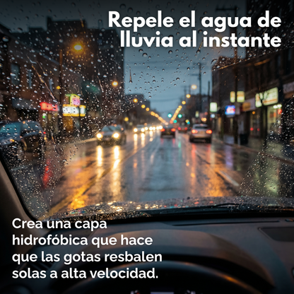 CristalClear | Escudo Hidrofóbico Para Parabrisas