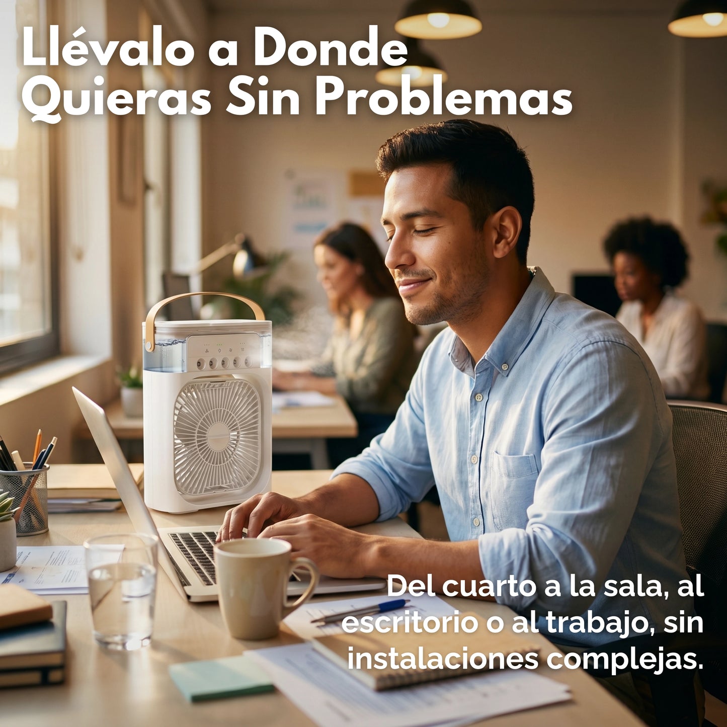 Brezze | Ventilador Humificador 3 en 1