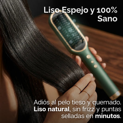 Muzy | Cepillo Alisador Profesional Portátil