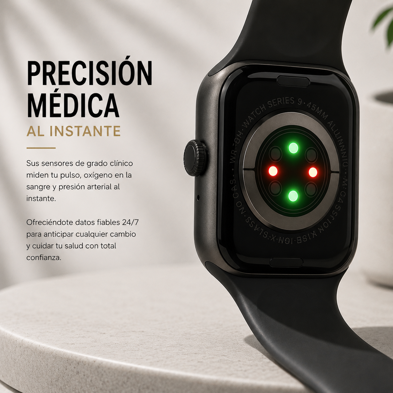 SmartPulse S9 | Smartwatch con 7 correas Extra