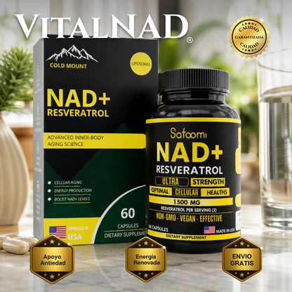 VitalNAD | Suplemento Nad+ Con Resveratrol Concentrado